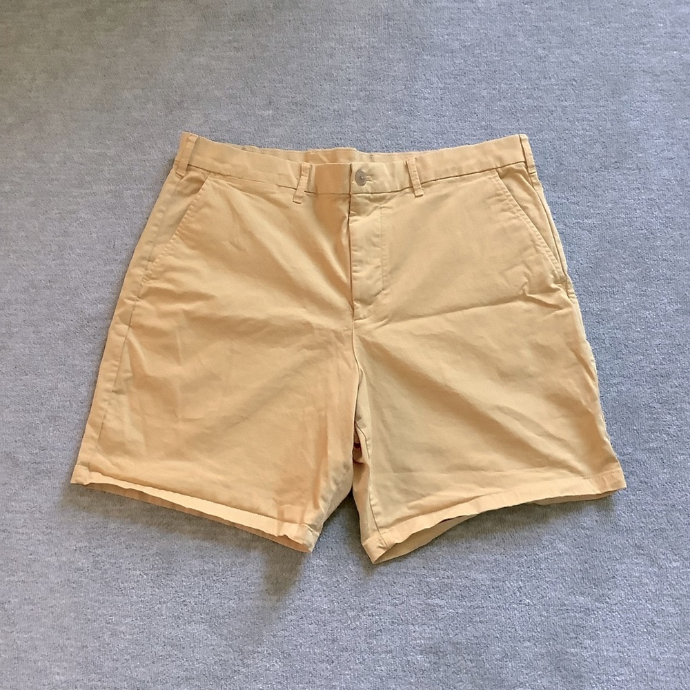 GAP Men's Golden Yellow Flat Front 8” Shorts
Sz. 36